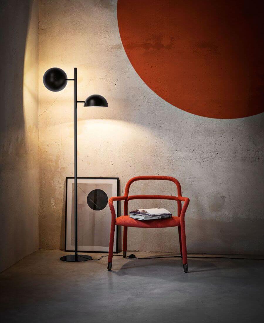 La lampada da terra Charlotte disponibile da Il Mobile