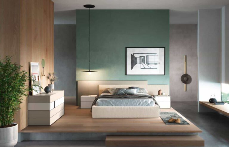Gruppo letto della collezione Quirino de Il Mobile