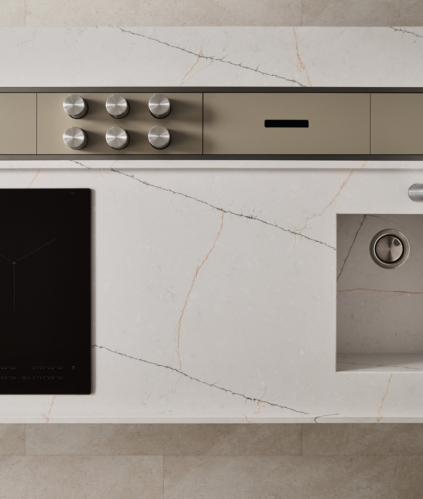 cucina-lounge-isola-living-vetro-laccato-opaco-arancio-caranto-il-mobile-veneta-cucine (4)