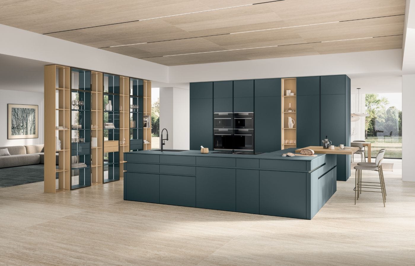 cucina-veneta-cucine-iconica-isola-laccato-legno-vetrina-caranto-collezione-il-mobile (2)