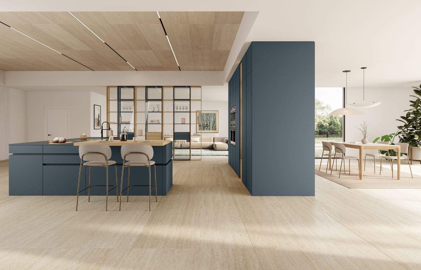cucina-veneta-cucine-iconica-isola-laccato-legno-vetrina-caranto-collezione-il-mobile (3)